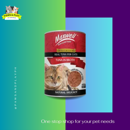 Maxwell Real Tuna for Cats White Bait in Broth 400g